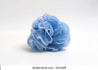 SPA Items - Isolated Blue Loofah