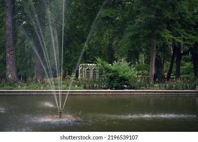 SPA PARK - The fountain and gardens in the area of Polczyn Zdroj
