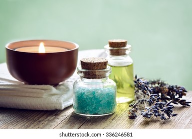Spa Setting For Aroma Therapy