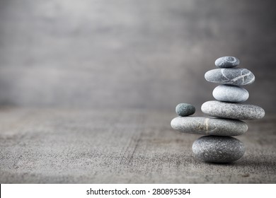 Spa stones treatment scene, zen like concepts.