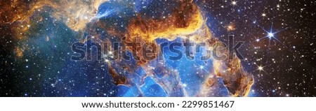space background. explosion supernova. Bright Star Nebula. Distant galaxy. Abstract image.
