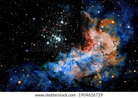 Space Background,Supernova Core pulsar neutron star. Elements of this image furnished by NASA. 