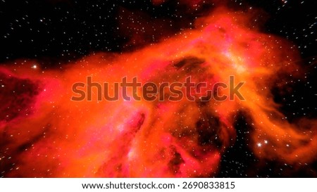 Space Nebula Starfield.
A beautiful and dramatic shot of a cosmic nebula in deep space with multiple stars. Ideal for science, astronomy, fantasy, or science-fiction projects.