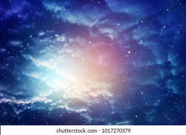 Space Night Sky Cloud Stars Stock Photo 1453468817 | Shutterstock