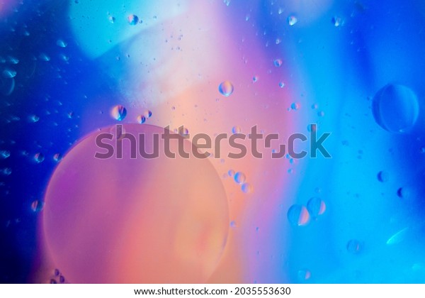 Space or planets\
universe cosmic abstract background. Abstract molecule sctructure.\
Water bubbles. Macro shot of air or molecule. Abstract space\
background. Selective\
focus