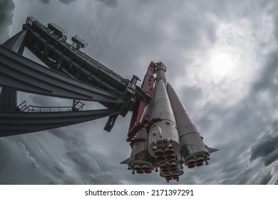 Space Rocket On The Station