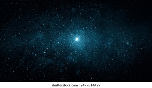 Space scene with stars in the galaxy. Panorama. Universe red filled with stars, nebula and galaxy,. Elements of this image furnished by NASA