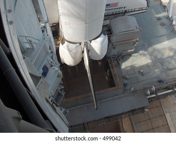 Space shuttle tail