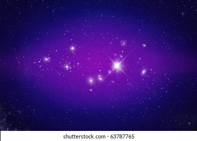 space and stars background