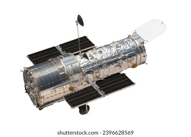 Space telescope isolated on white background. Elements of this image furnished by NASA. High quality photo - Powered by Shutterstock