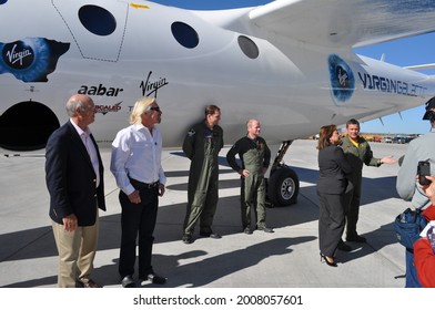 Spaceport America, New Mexico - October 17th, 2011 Keys To A New Dawn Event, Sir Richard Branson, Susana Martinez, Congressman Steve Pearce, White Knight Spaceship 2