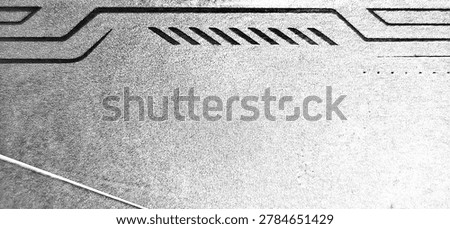 Spaceship Interior Wall Texture with Abstract Metallic Plating