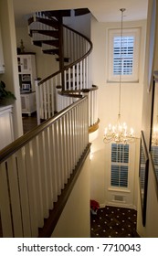 Luxury Home Hallway Hardwood Floor Stock Photo 16451614 | Shutterstock