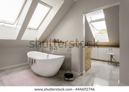 Similar – Image, Stock Photo attic apartment