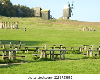 spacious view of the fields and the sky