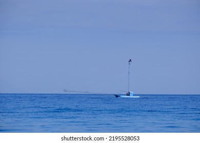 Spadara A Typical Southern Italy Swordfish Fishing Boat.