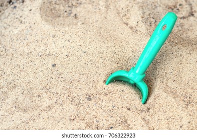 Spade Scoop In A Sandbox.