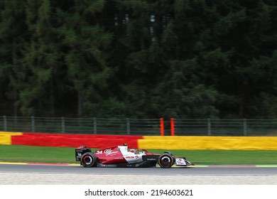 Spa-Francorchamps, Belgium - 08 26 2022: F1 Belgium Grand Prix 2022 -  Guanyu Zhou (CIN) Alfa Romeo C42