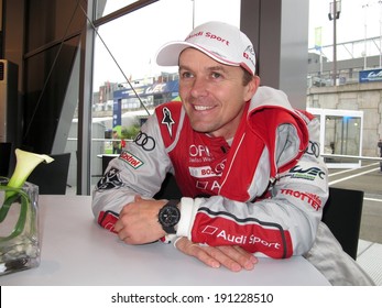 SPA-FRANCORCHAMPS, BELGIUM - MAY 2: Swiss Race Car Driver Marcel Fassler (Audi) During Round 2 Of The FIA World Endurance Championship On May 2, 2014 In Spa-Francorchamps, Belgium.