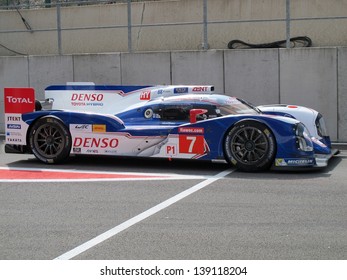 SPA-FRANCORCHAMPS, BELGIUM - MAY 3: Alexender Wurz In The Toyota Racing TS030 Hybrid During Round 2 Of The FIA World Endurance Championship On May 3, 2013 In Spa-Francorchamps, Belgium.