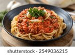 Spag Bol (Spaghetti Bolognese): A hearty pasta dish with a rich, meaty tomato sauce, commonly made with beef, onions, garlic, and herbs.