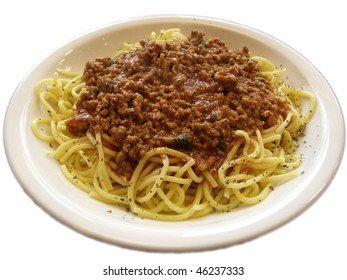 Spagetti Bolognese On The Plate