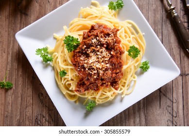 Spaghetti Bolognaise Images Stock Photos Vectors Shutterstock