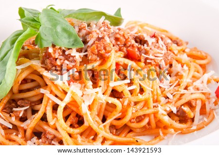 Spaghetti bolognese