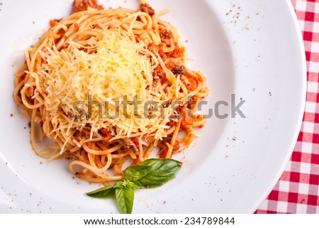 Spaghetti bolognese
