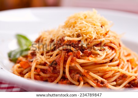 Spaghetti bolognese