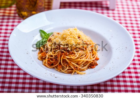 Spaghetti bolognese