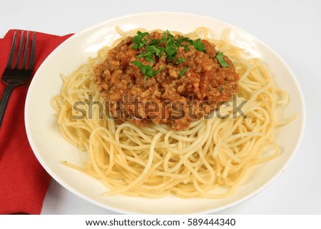 spaghetti bolognese