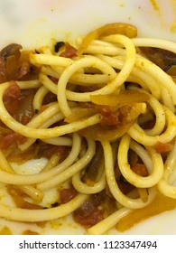 Spaghetti close up