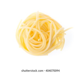 Spaghetti Isolated On White Background