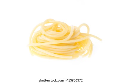 Spaghetti Isolated On White Background