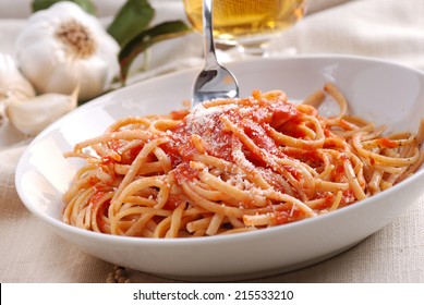 Spaghetti With Tomato Sauce