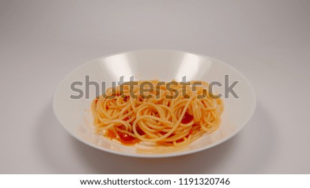 Similar – Image, Stock Photo chilli prawn linguine Food