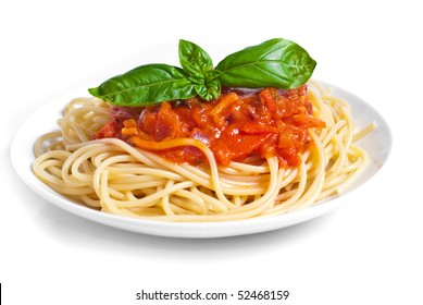 Spaghetti Whit Tomato Sauce