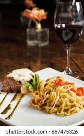 Spaghetti and Wine
