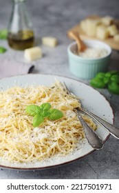 Spaghetty With Italian Cheese Pecorino Romano