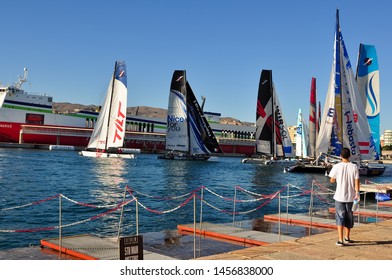  Almería; Spain; 10 13 2011: Extreme Sailing Series.