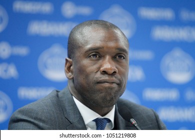 A Coruña, Spain. March 17, 2018. Clarence Seedorf, Coach Deportivo Of La Coruña, In Press Conference 