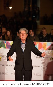 MÁLAGA, SPAIN - MARCH 23, 2019. Festival De Málaga Cine En Español 2019. Antonio Dechent Posing At Photo Call At Teatro Cervantes Hal