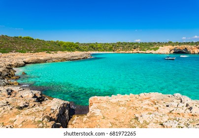 Spain Mediterranean Sea Beautiful Coast On Stock Photo (Edit Now) 681972265