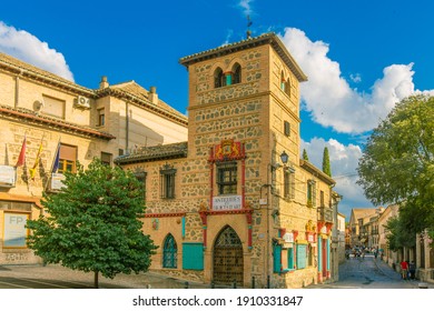 Spain Toledo  City Beautiful Sky And Street