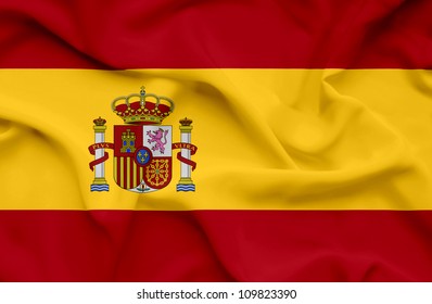 Spain Waving Flag