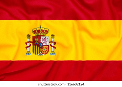Spain waving flag