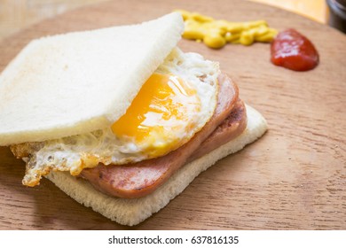 Spam And Egg Sandwich 