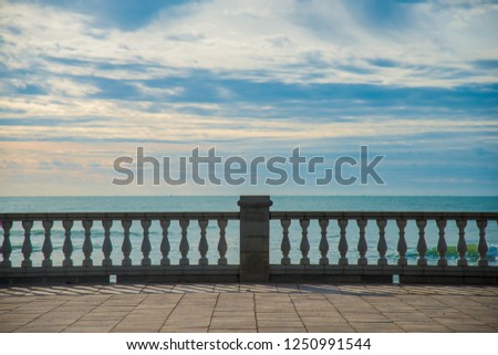 Spanish Beach Resort Barcelona Spain Sitges Stock Photo