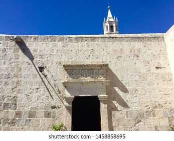 Spanish Colonial Architecture In The Old Town Of Arequipa